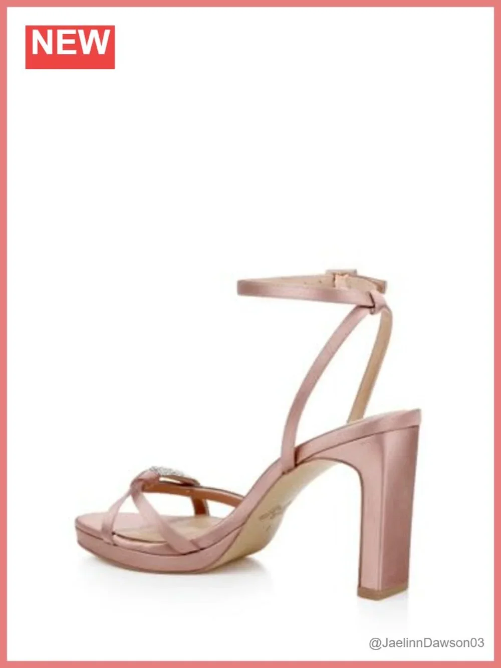 Jewel Badgley Mischka Fila Block Heel Platform Sandals Heeled Sandals